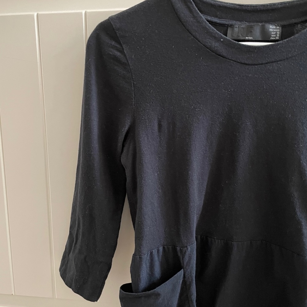 Zara Black pocket top